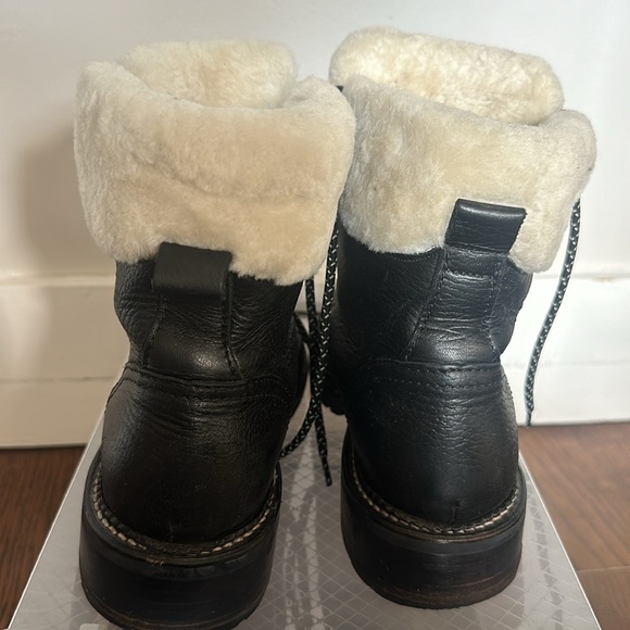 Frye Samantha Hiker Boot w/ Fur - Picture 4 of 5